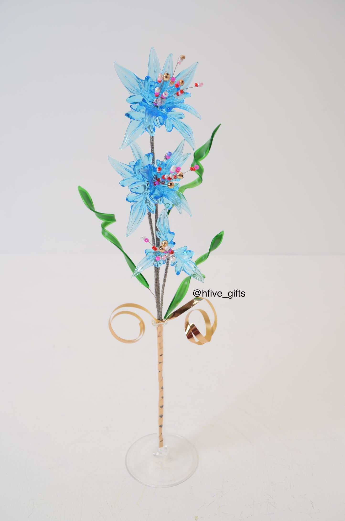 Bohemian Crystal Flower - Blue Mix